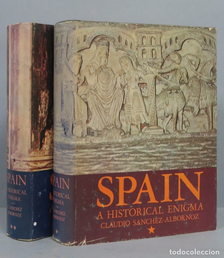 Libros de segunda mano: SPAIN. A HISTORICAL ENIGMA. SANCHEZ ALBORNOZ. 2 TOMOS - Foto 1