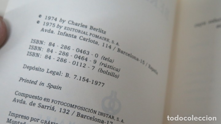 Libros de segunda mano: EL TRIANGULO DE LAS BERMUDAS. CHARLES BERLITZ - Foto 3
