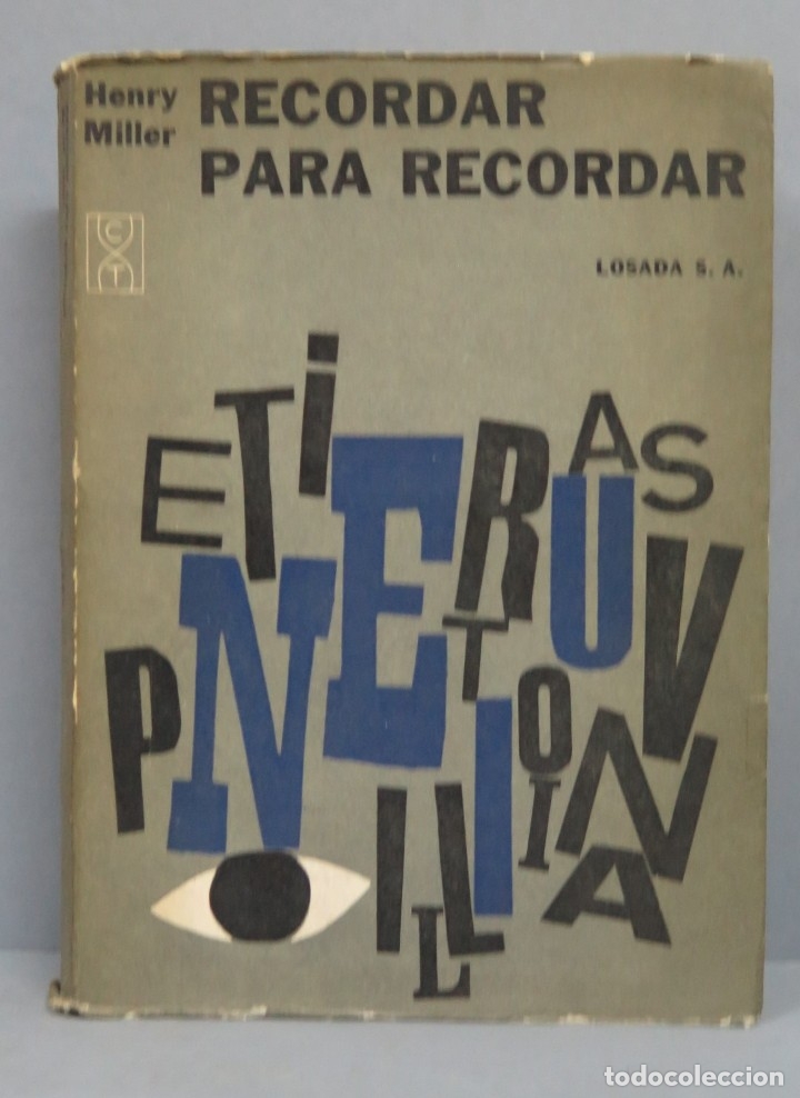 Libros de segunda mano: RECORDAR PARA RECORDAR. HENRY MILLER - Foto 1