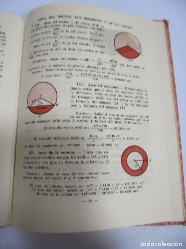 Libros de segunda mano: GEOMETRIA. PRIMER GRADO. EDITORIAL LUIS VIVES. 1950 - Foto 3