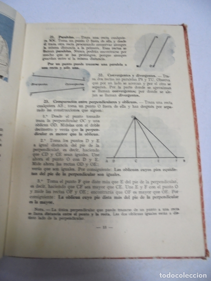 Libros de segunda mano: GEOMETRIA. PRIMER GRADO. EDITORIAL LUIS VIVES. 1950 - Foto 4