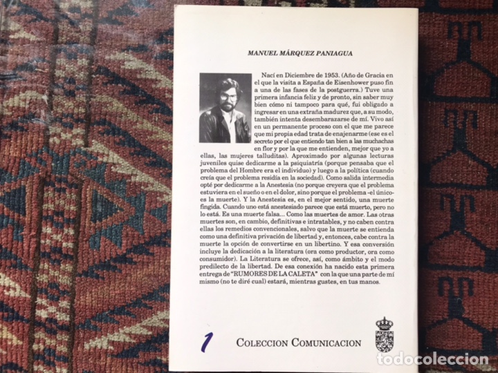 Libros de segunda mano: Rumores de la caleta. Manuel M&aacute;rquez - Foto 2