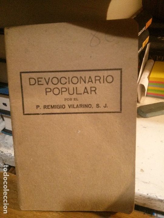 Libros de segunda mano: devocionario popular, p. remigio vilarino, s. j.