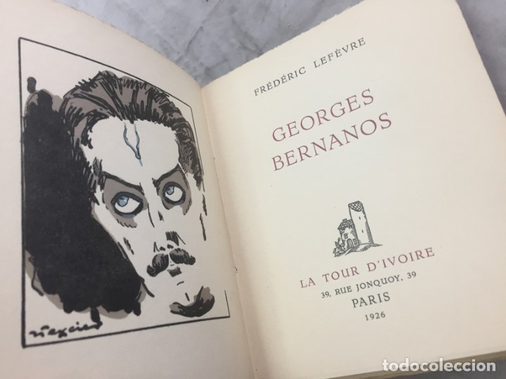 Libros de segunda mano: Georges Bernanos Fr&eacute;d&eacute;ric LEFEVRE 1926 edici&oacute;n numerada 129 - Foto 2