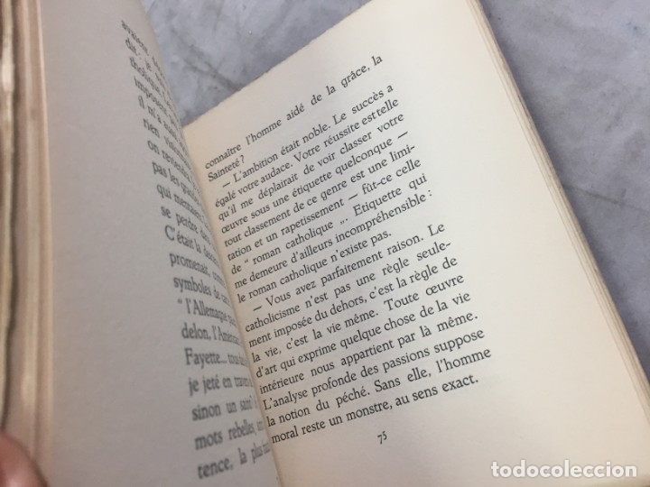 Libros de segunda mano: Georges Bernanos Fr&eacute;d&eacute;ric LEFEVRE 1926 edici&oacute;n numerada 129 - Foto 6