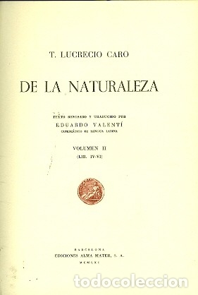 Libros de segunda mano: De la Naturaleza. Volumen 2 - Foto 1