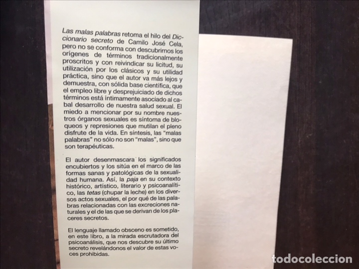 Libros de segunda mano: Las malas palabras. Ariel C. Arango. Como nuevo - Foto 3