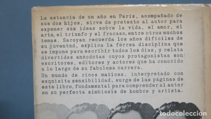 Libros de segunda mano: LO IMPORTANTE ES NO MORIR. WILLIAM SAROYAN - Foto 3
