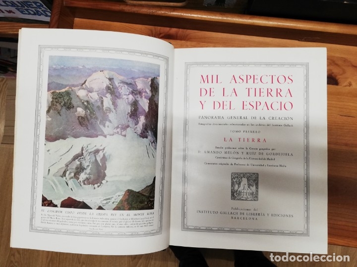Libros de segunda mano: MIL ASPECTOS DE LA TIERRA Y DEL ESPACIO. DOS TOMOS - Foto 2