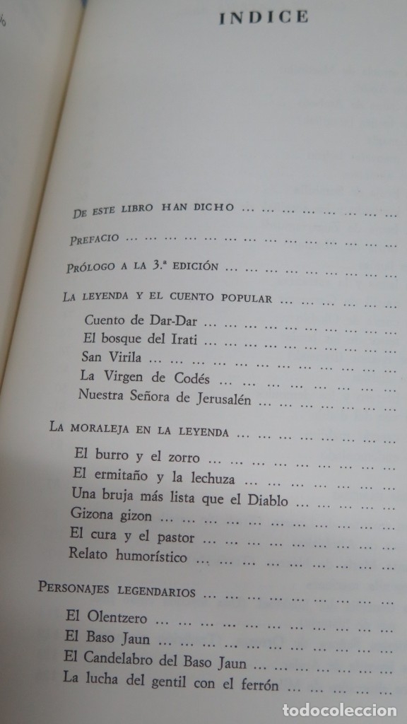 Libros de segunda mano: LEYENDAS DE VASCONIA. CARLOS CLAVERIA - Foto 2
