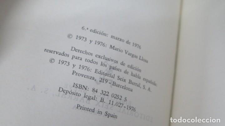 Libros de segunda mano: PANTALEON Y LAS VISITADORAS. VARGAS LLOSA - Foto 2