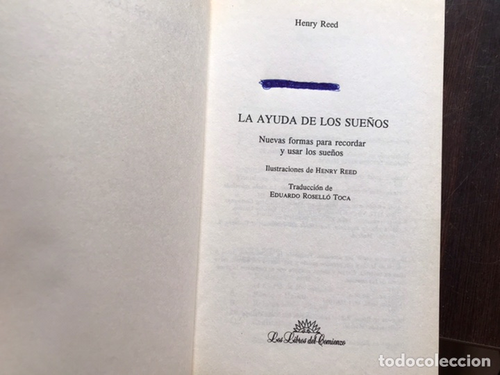 Libros de segunda mano: La ayuda de los sue&ntilde;os. Nuevas formas para recordar y usar los sue&ntilde;os. Henry Reed. - Foto 3