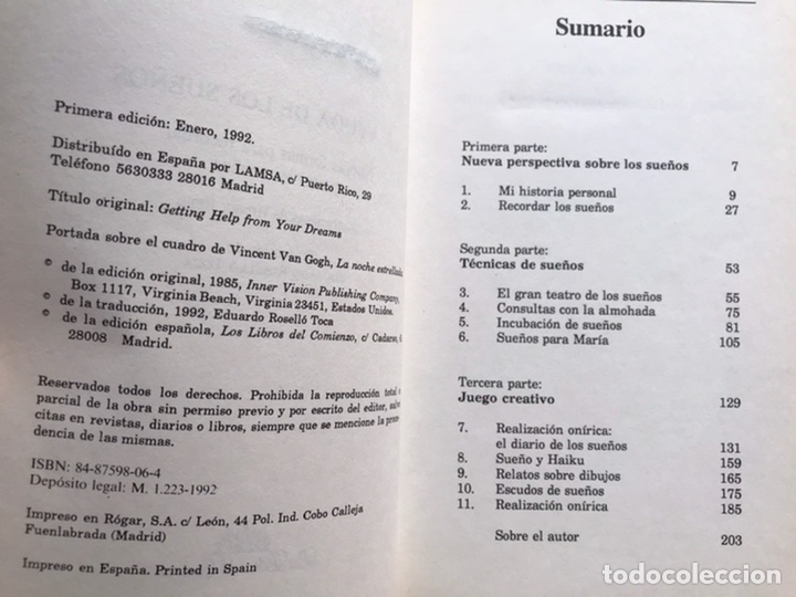Libros de segunda mano: La ayuda de los sue&ntilde;os. Nuevas formas para recordar y usar los sue&ntilde;os. Henry Reed. - Foto 4