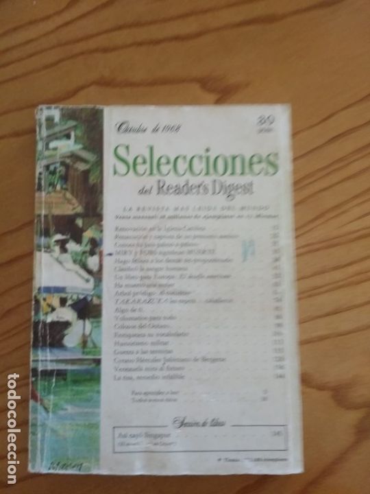 Libros de segunda mano: SELECCIONES DEL READERS DIGEST - OCTUBRE 1968 - Foto 1
