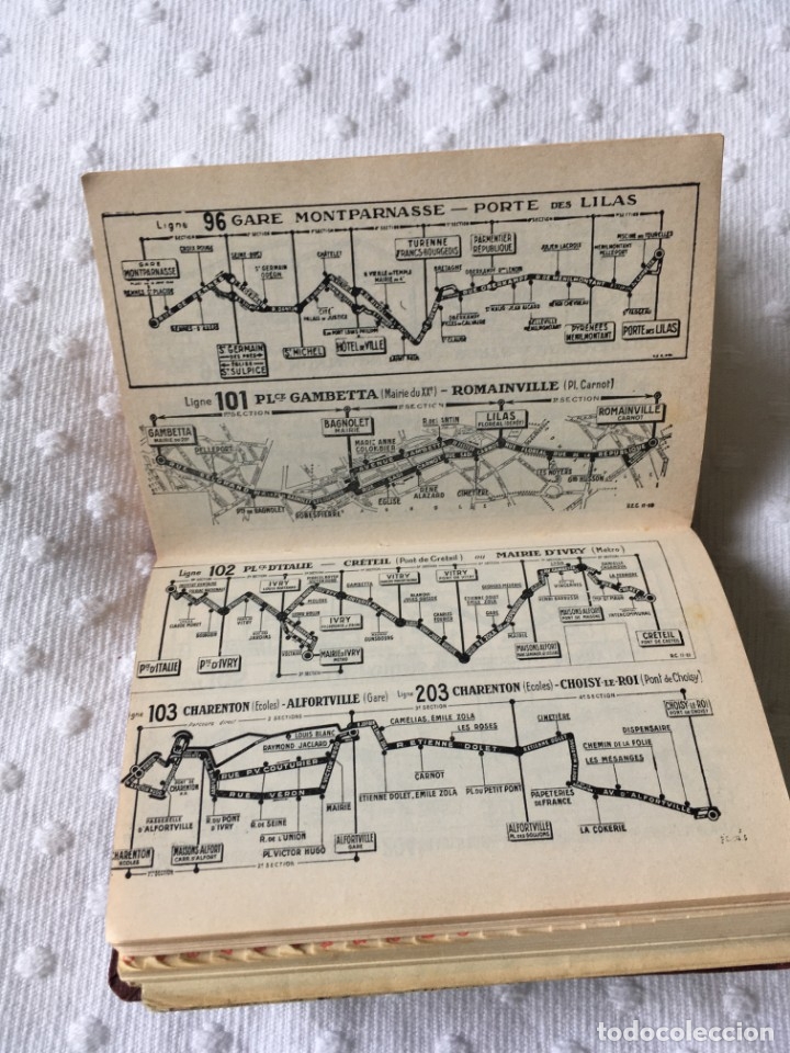 Libros de segunda mano: GU&Iacute;A del metro-autob&uacute;s de PAR&Iacute;S - Foto 5
