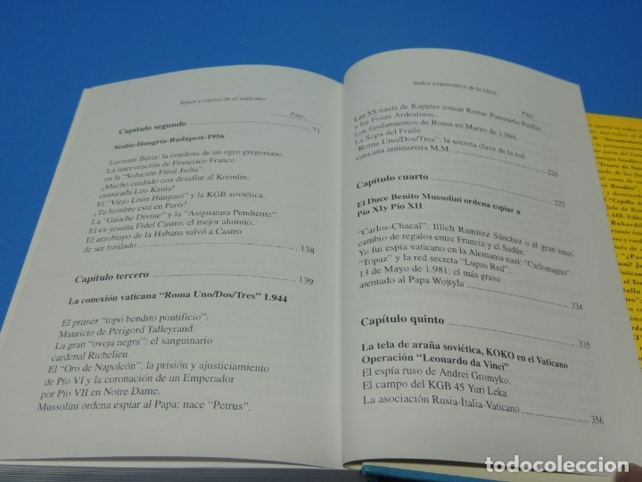 Libros de segunda mano: TOPOS Y ESPIAS EN EL VATICANO .-ALVARO BAEZA L - Foto 5