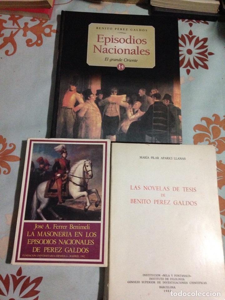 Libros de segunda mano: P&eacute;rez Gald&oacute;s (masoner&iacute;a y novelas de tesis) - Foto 1