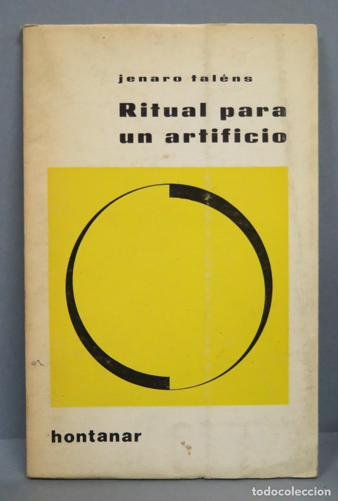 Libros de segunda mano: RITUAL PARA UN ARTIFICIO. JENARO TALENS - Foto 1