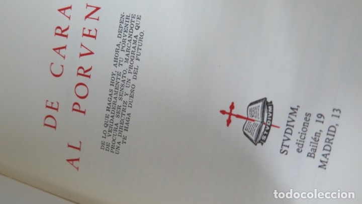 Libros de segunda mano: DE CARA AL PORVENIR. MAURICIO XANDRO - Foto 4