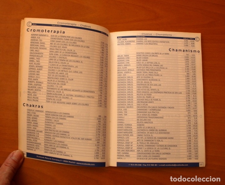 Libros de segunda mano: Selecci&oacute;n de libros - Ecotienda Natural - A&ntilde;o 2000 - Foto 2