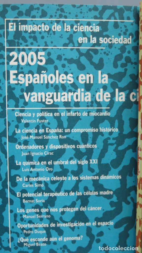 Libros de segunda mano: EL IMPACTO DE LA CIENCIA EN LA SOCIEDAD. 2005-2009. SANTANDER - Foto 2