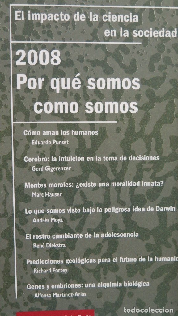 Libros de segunda mano: EL IMPACTO DE LA CIENCIA EN LA SOCIEDAD. 2005-2009. SANTANDER - Foto 5