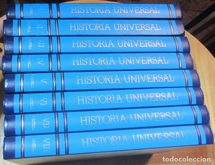 Libros de segunda mano: HISTORIA UNIVERSAL . CASTELL 8 TOMOS. 1989 - Foto 1