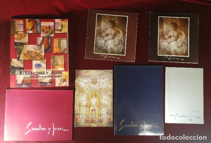 Libri di seconda mano: Lote Fernando S&aacute;nchez y Juan 6 libros sobre el Pintor - Arte Pintra Historia Alicante
