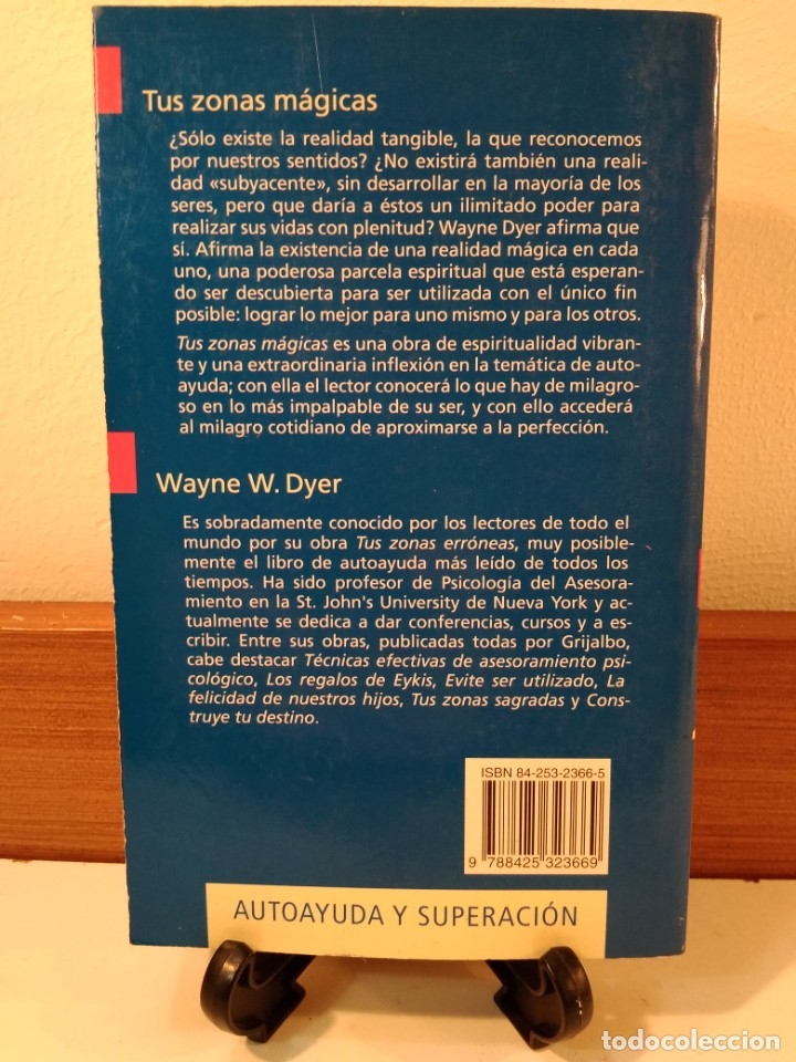 Libros de segunda mano: TUS ZONAS M&Aacute;GICAS. C&oacute;mo usar el poder milagroso de la mente. DYER, Wayne W. ISBN 8425323665. - Foto 2