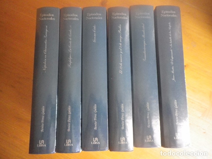 Libros de segunda mano: 6 TOMOS EPISODIOS NACIONALES BENITO PEREZ GALDOS LIBSA - Foto 2