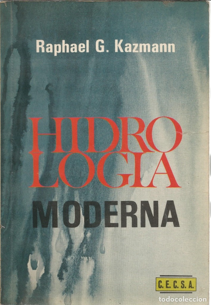 Libros de segunda mano: Hidrolog&iacute;a moderna. G. Kazmann. - Foto 1