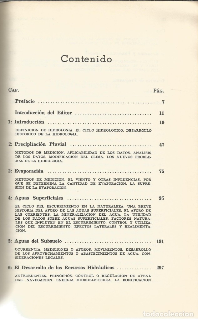 Libros de segunda mano: Hidrolog&iacute;a moderna. G. Kazmann. - Foto 2