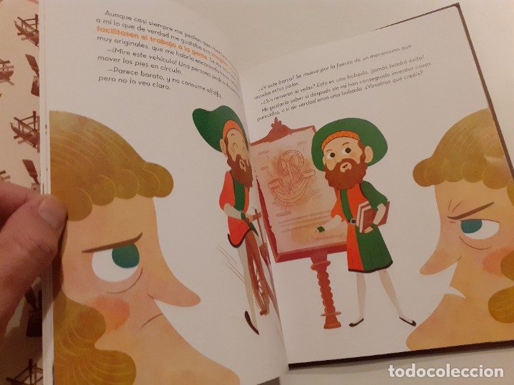 Libros de segunda mano: Leonardo da Vinci, colecci&oacute;n mis peque&ntilde;os heroes - Foto 2