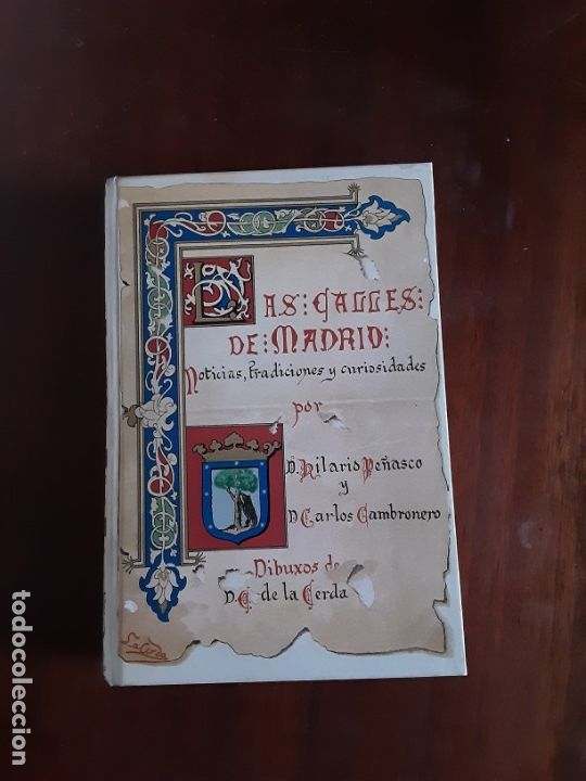 Libros de segunda mano: Las calles de Madrid Facs&iacute;mil-Hilario Pe&ntilde;asco - Foto 1