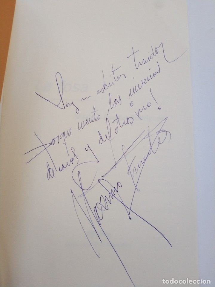 Libros de segunda mano: LA FOSA.- MAXIMO FUERTES. (DEDICATORIA DEL AUTOR) - Foto 2