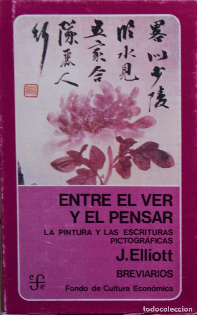 Second hand books: ENTRE EL VER Y EL PENSAR. LA PINTURA Y LAS ESCRITURAS PICTOGR&Aacute;FICAS - J. ELLIOTT