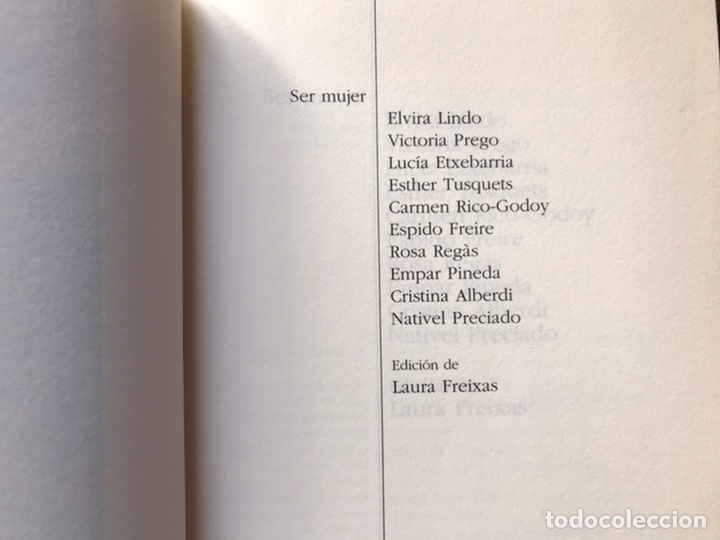 Libros de segunda mano: Ser mujer. Edici&oacute;n de Laura Freixas - Foto 5