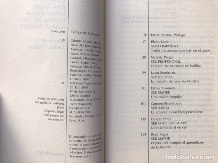Libros de segunda mano: Ser mujer. Edici&oacute;n de Laura Freixas - Foto 6