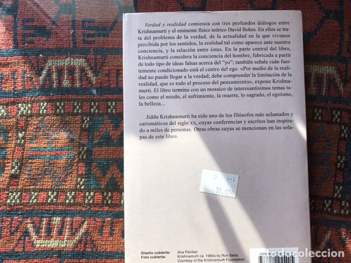 Libros de segunda mano: Verdad y realidad. Krishnamurti. Kairos - Foto 2