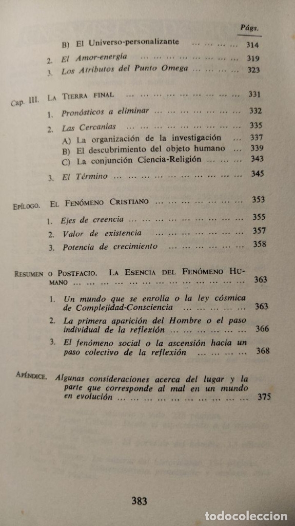 Libros de segunda mano: El fen&oacute;meno humano . Pierre Teilhard de Chardin. Taurus. - Foto 7