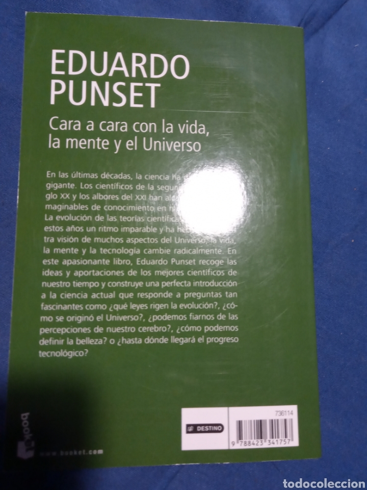 Libros de segunda mano: CARA A CARA CON LA VIDA, LA MENTE Y EL UNIVERSO. EDUARDO PUNSET - Foto 2