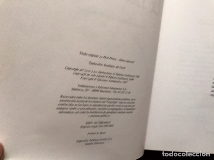Libros de segunda mano: El principito. Salamandra - Foto 5
