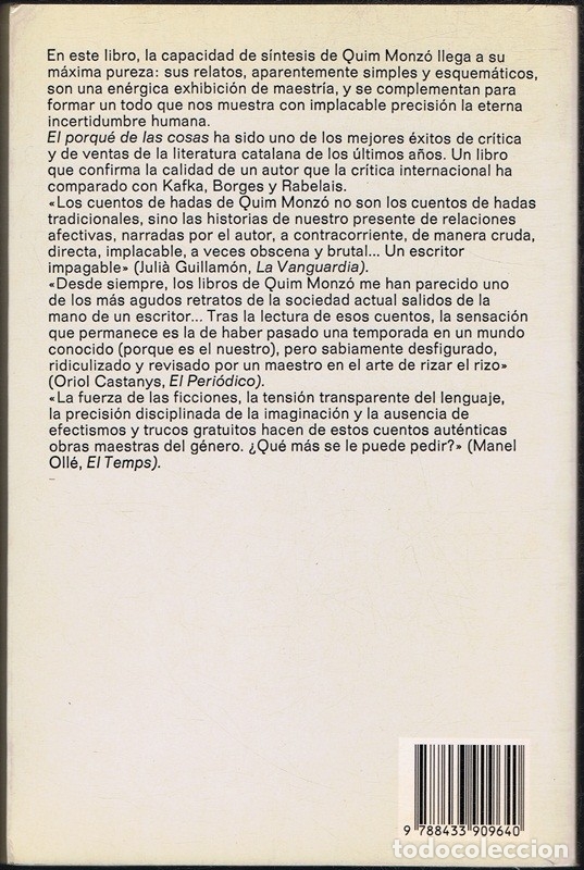 Libros de segunda mano: EL PORQU&Eacute; DE LAS COSAS QUIM MONZ&Oacute; - Foto 2