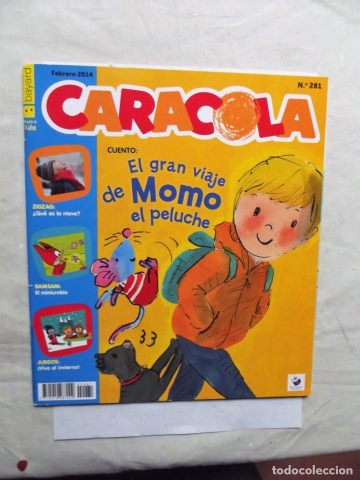 Libros de segunda mano: CARACOLA N&ordm; 281 EL GRAN VIAJE DE MONO EL PELUCHE FEBRERO 2014