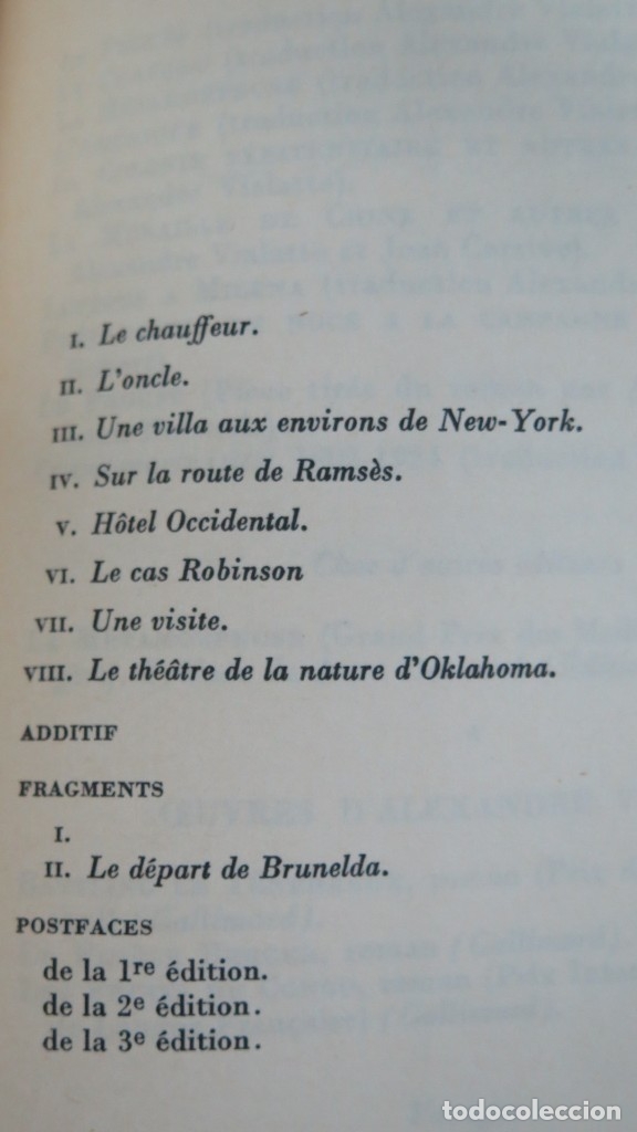 Libros de segunda mano: L&acute;AMERIQUE. KAFKA. GALLIMARD - Foto 2