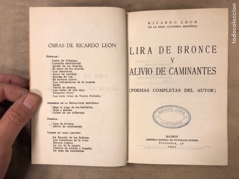 Libros de segunda mano: LOTE DE 14 OBRAS DE RICARDO LE&Oacute;N. Ver descripci&oacute;n. - Foto 4