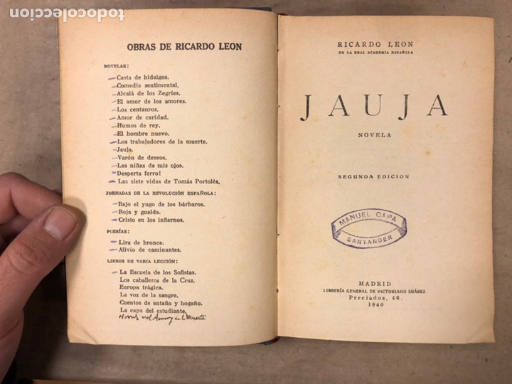 Libros de segunda mano: LOTE DE 14 OBRAS DE RICARDO LE&Oacute;N. Ver descripci&oacute;n. - Foto 16