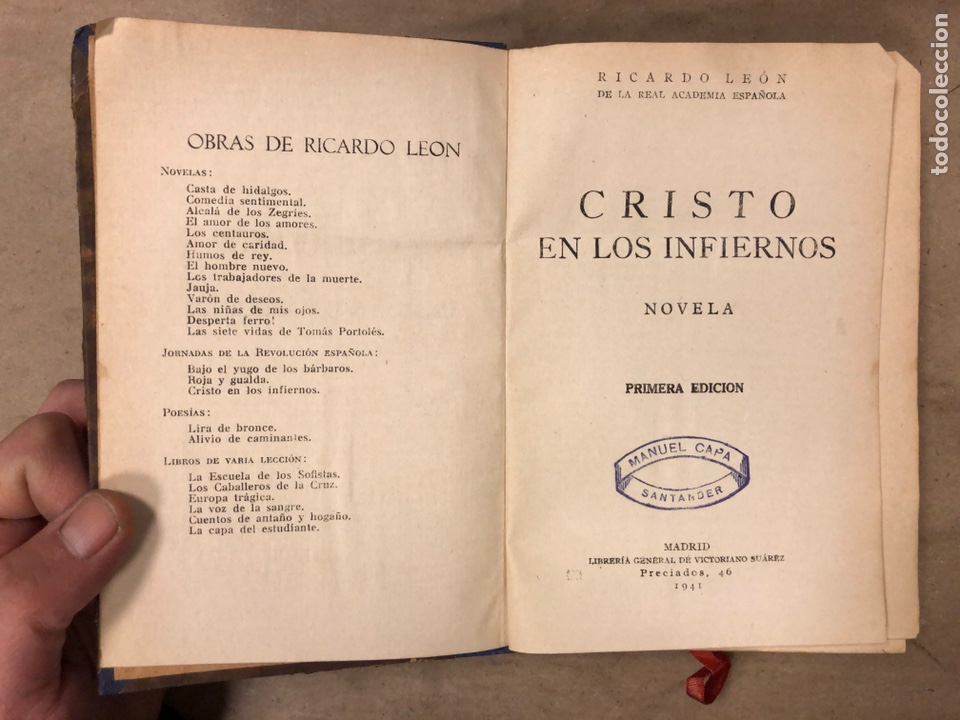 Libros de segunda mano: LOTE DE 14 OBRAS DE RICARDO LE&Oacute;N. Ver descripci&oacute;n. - Foto 24