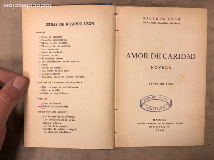 Libros de segunda mano: LOTE DE 14 OBRAS DE RICARDO LE&Oacute;N. Ver descripci&oacute;n. - Foto 32