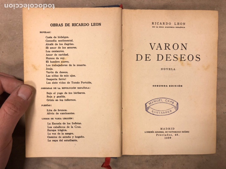 Libros de segunda mano: LOTE DE 14 OBRAS DE RICARDO LE&Oacute;N. Ver descripci&oacute;n. - Foto 56